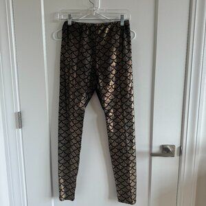 Golden mermaid leggings - only worn once